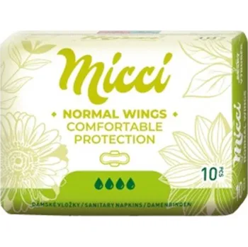 Menstruační vložka Micci Normal Wings Comfortable 10ks