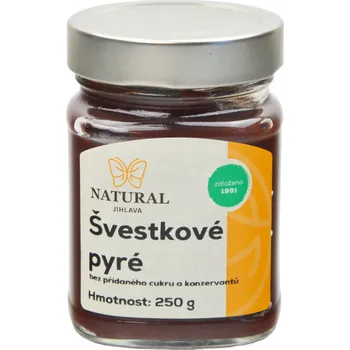 Sušená potravina Pyré švestkové - bez přidaného cukru a konzervantů - Natural 250g