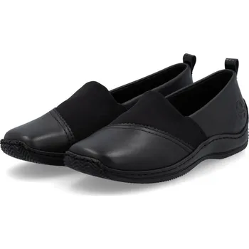 Dámské polobotky Dámské kožené polobotky L1790-00 Rieker černá Barva: schwarz, Velikost: 41