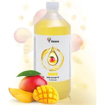 Masážní přípravek Verana Masážní olej Mango, 1000 ml