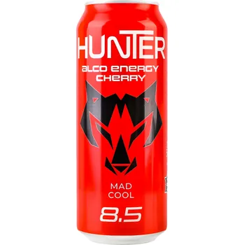 Energetický nápoj Energetický nápoj Cherry 0,5 l HUNTER