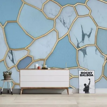 Fototapeta Solution Media 3D tapety - Modrý mramor MU3136 1 - Voděodolné plátno - Textilní tapeta omyvatelná - 250g/m2