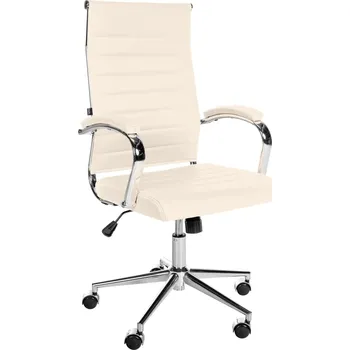 OMAXI Kancelářská židle Mollis z pravé kůže 492764