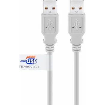 Datový kabel goobay kabel USB 2.0, USB-A samec > USB-A samec