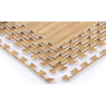 podložka na cvičení TRINFIT Tatami Fitness T12 set 4 ks - 60 x 60 x 1,2 cm - dřevo