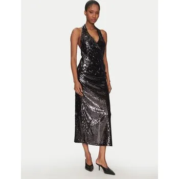 Dámské šaty Haveone Koktejlové šaty AGE-M104 Černá Regular Fit M