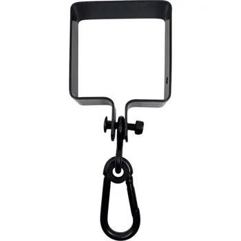 Příslušenství k zahradnímu nábytku Černý houpačkový hák 120mm