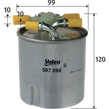 Palivový filtr Palivový filtr VALEO 587096