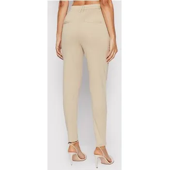 ONLY Kalhoty z materiálu Poptrash 15115847 Béžová Slim Fit L_32