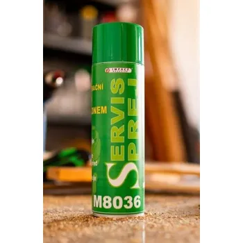 silikonový olej 300 ml sprej servisní sprej s teflonem