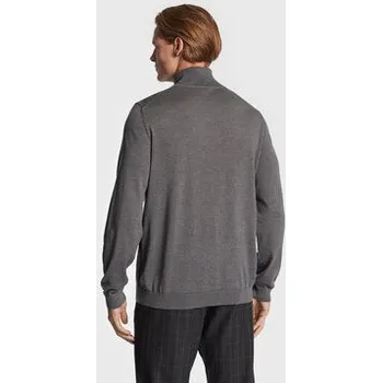 Dámský svetr Boss Rolák Musso-P 50468262 Šedá Slim Fit S