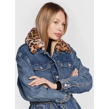 Liu Jo Jeansová bunda UF2112 D4746 Modrá Regular Fit 40