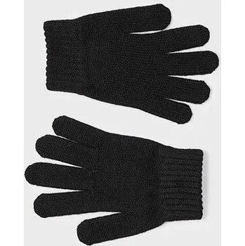 Rukavice Mayoral pletené prstové rukavice černé 10815-77 velikost 5-8
