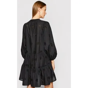 Dámské šaty Seafolly Letní šaty Embroidery 54155-DR Černá Regular Fit S_M