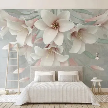 Tapeta Solution Media 3D tapeta - Květy Lilie MU3148 1 - Voděodolné plátno - Textilní tapeta omyvatelná - 250g/m2