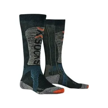Pánská móda X-Bionic X-SOCKS SKI ENERGIZER LT 4.0 PETROL/STONE GREY MELANGE modrá 39-41 EU