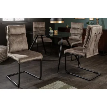 Jídelní židle Konzolová jídelní židle 2 ks ARETE Dekorhome