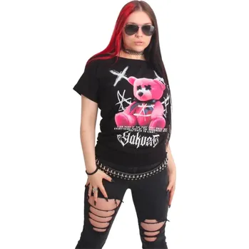 Dámské tričko Yakuza Ink. - dámské triko Plushie Wide Neck GSB 25124 schwarz Barva: Černá, Vel: L