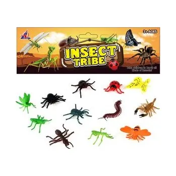 plyšák Sada 12 kusů hmyzu;,