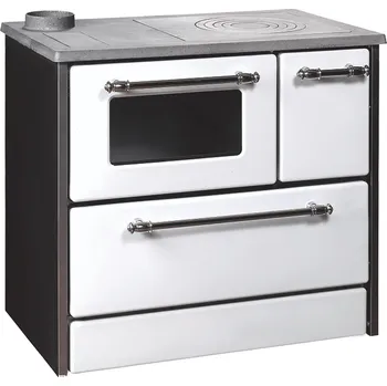 Sporák na tuhá paliva 2energy Sporák na tuhé palivo, pravý vývod, 701 OMEGA, bílý | SI-701-BI-P