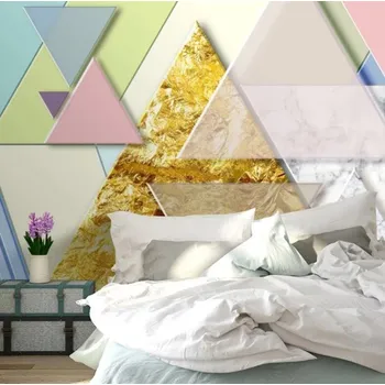 Fototapeta Solution Media 3D tapety - Mramorová stěna s geo tvary MU3605 6 - Samolepící tapeta - 380-450g/m2