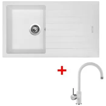 Granitový dřez Sinks PERFECTO 860 Milk + Vitalia GR