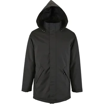 Pánský zimní kabát SOĽS Robyn Pánský kabát SL02109 Černá 3XL