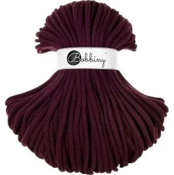 Příze Bobbiny Jumbo 9 mm 100 m Burgundy Šňůra