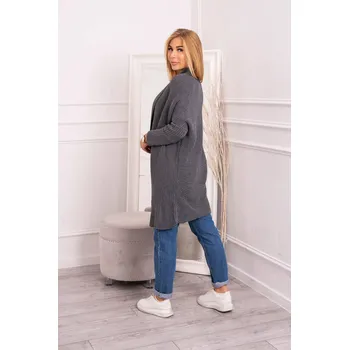 Dámský svetr Svetr s netopýřími rukávy grafitový - Kesi uni