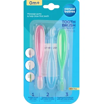Zubní kartáček Canpol babies Sada zubních kartáčků