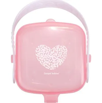 dudlíky Canpol babies Obal na dudlík PASTELS růžový