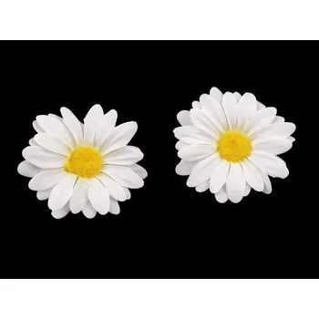 umělá květina Umělý květ kopretina 7 cm, bílá