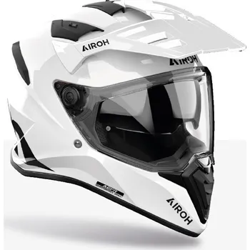 Helma na motorku Přilba BANDIT Color, AIROH (bílá lesklá) 2026 (Velikost: XS)