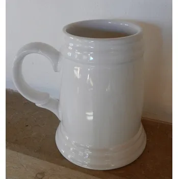 Sklenice Keramický krýgl - bílý 0,5l