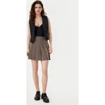 Pieces Mini sukně Julina 17154916 Khaki Regular Fit XL