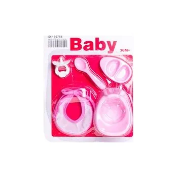 Panenka Sada pro panenky, nočník, doplňky na krmení; 24x20x6cm,,