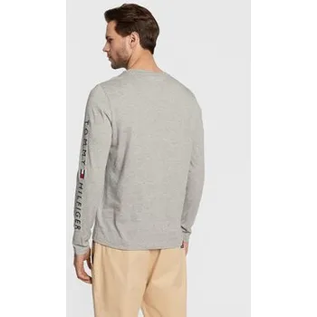 Tommy Hilfiger S dlouhým rukávem Logo MW0MW09096 Šedá Slim Fit M