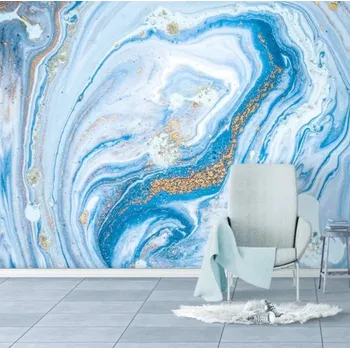 Fototapeta Solution Media 3D tapety - Modrý mramor MU3339 3 - 3D Relief - Vliesová tapeta - 320g/m2