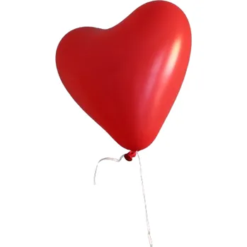 Balónek Wimex Balónek červené srdce, 35cm (Latexový)