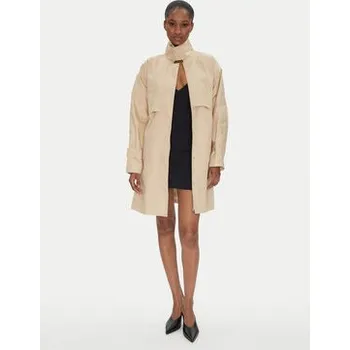 TWINSET Trenčkot 251TP2661 Béžová Loose Fit 48