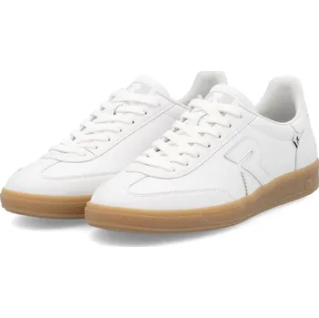 Dámské polobotky Dámské kožené polobotky W2200-80 Rieker bílá Barva: weiss, Velikost: 38