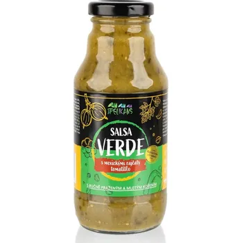 Salsa Verde s mexickými rajčaty tomatillo - The Pelikans 330g