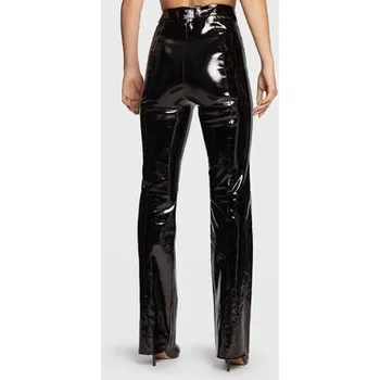 Dámské kalhoty Gestuz Kožené kalhoty Gocha 10906553 Černá Wide Leg 34