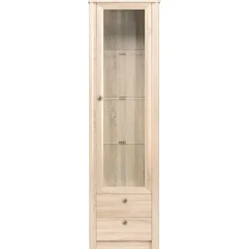 Maridex Vitrína FINEJZA F23 Barva: dub sonoma