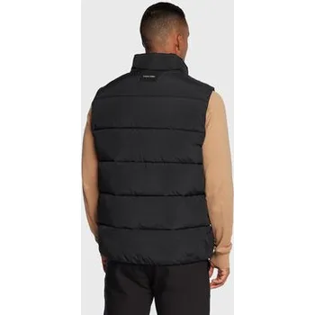 Pánská vesta Calvin Klein Vesta Crinkle K10K110334 Černá Regular Fit S