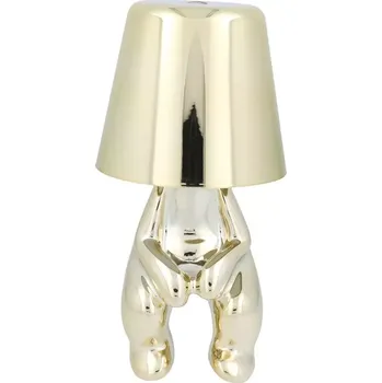 Lampička Stolní lampa u postele GOLD MAN Art Deco sedák (verze 2) MLTL