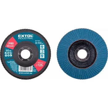 Brusný kotouč Extol Industrial lamelový kotúč P80, 125mm 8803428