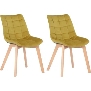 Jídelní židle OMAXI Sada 2 jídelních židlí Passaic velvet 467418