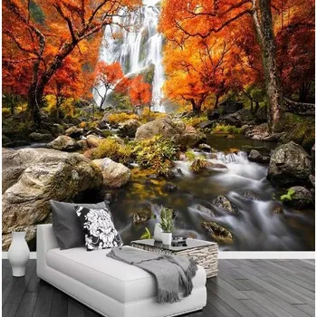 Fototapeta Solution Media 3D tapeta - Horský vodopád MU2872 3 - 3D Relief - Vliesová tapeta - 320g/m2