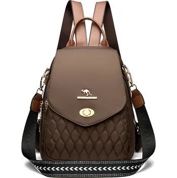 Městský batoh Dámský kožený batoh FL192 Barva (Varianta): Hnědá